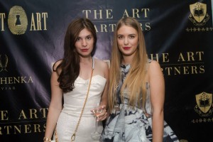 Secret Art founder Victoria Arifullina-Baileys and Anya Klimenko.