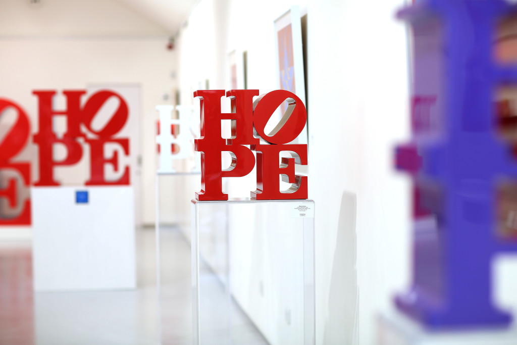 'Don't lose hope' by Robert Indiana, Copyright Alex Maguire Photography